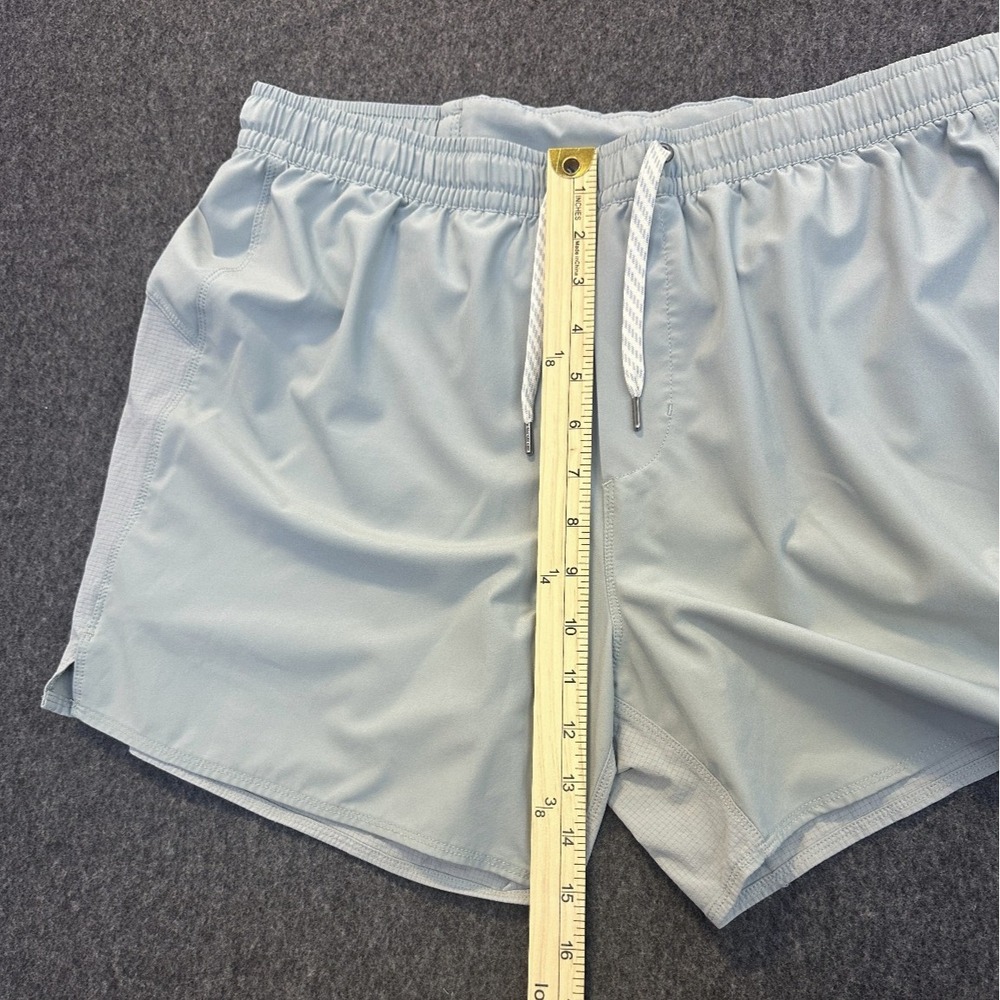 Vuori Men's Course Run Short Size XL Green/Blue Lined Athletic Gym Activewear - Picture 15 of 16